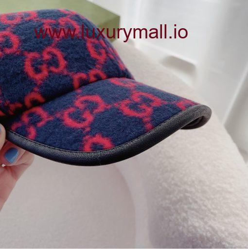 Gucci 22 Years Tweed Duck Tongue Hat - Image 3