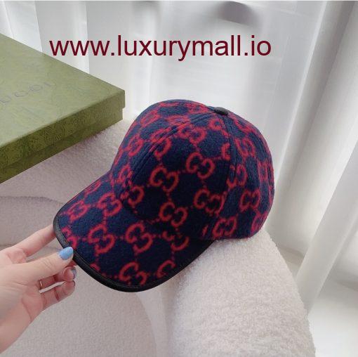Gucci 22 Years Tweed Duck Tongue Hat - Image 4