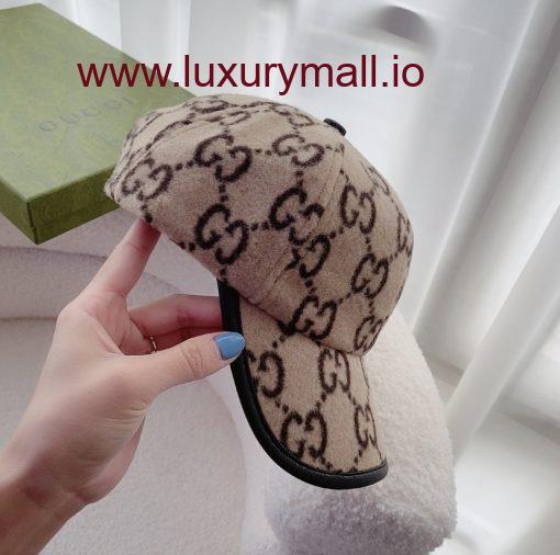 Gucci 22 Years Tweed Duck Tongue Hat - Image 5