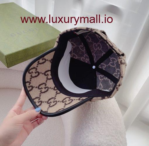Gucci 22 Years Tweed Duck Tongue Hat - Image 8