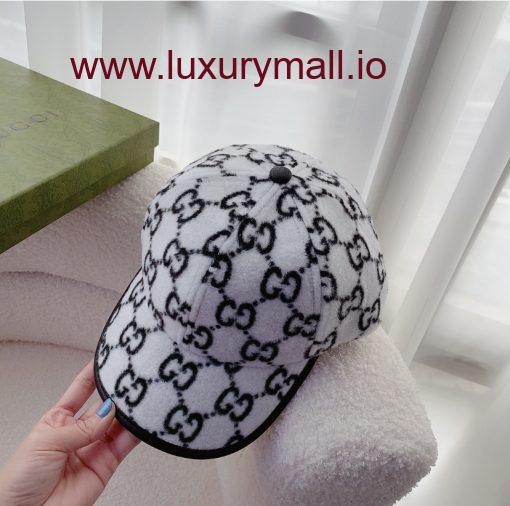 Gucci 22 Years Tweed Duck Tongue Hat - Image 8