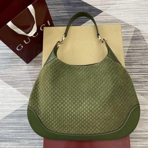 Gucci B Medium Shoulder Bag Green - Image 2