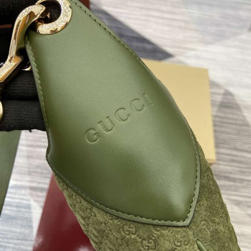 Gucci B Medium Shoulder Bag Green - Image 4