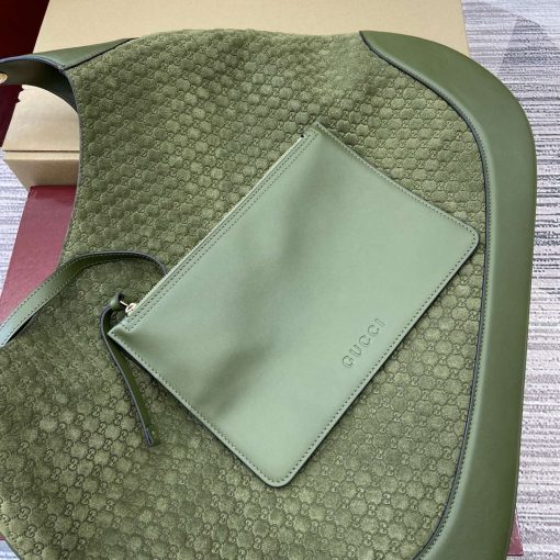 Gucci B Medium Shoulder Bag Green - Image 10