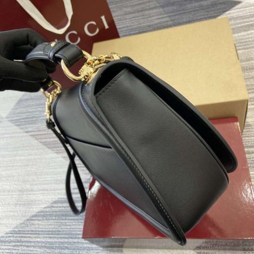 Gucci Blondie Medium Top Handle Bag Black - Image 3