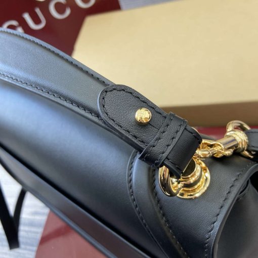 Gucci Blondie Medium Top Handle Bag Black - Image 4