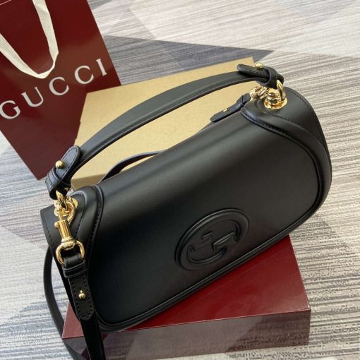 Gucci Blondie Medium Top Handle Bag Black - Image 5