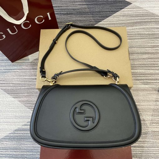 Gucci Blondie Medium Top Handle Bag Black