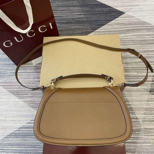 Gucci Blondie Medium Top Handle Bag Brown - Image 2