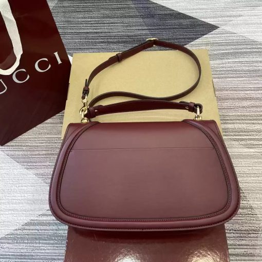 Gucci Blondie Medium Top Handle Bag Wine Red - Image 2