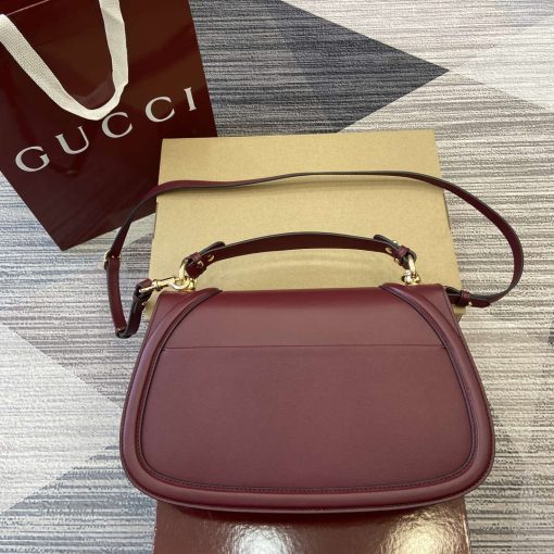 Gucci Blondie Medium Top Handle Bag Wine Red - Image 2