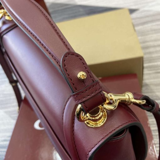 Gucci Blondie Medium Top Handle Bag Wine Red - Image 4