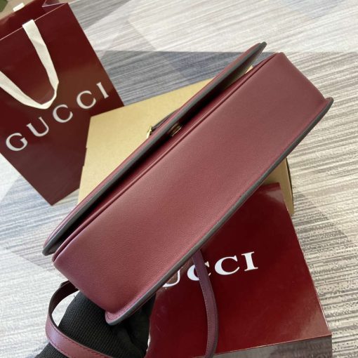 Gucci Blondie Medium Top Handle Bag Wine Red - Image 8