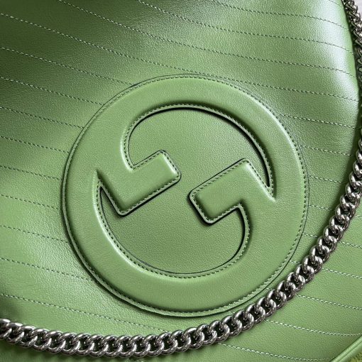 Gucci Blondie Medium Tote Bag Light Green Leather - Image 5