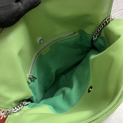 Gucci Blondie Medium Tote Bag Light Green Leather - Image 8