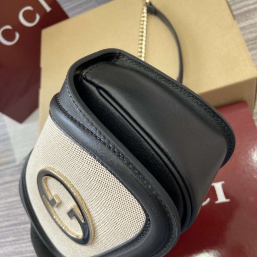 Gucci Blondie Mini Shoulder Bag Beige＆black - Image 3