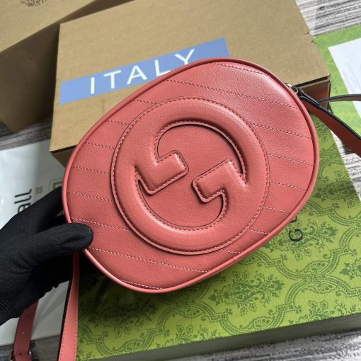 Gucci Blondie Mini Shoulder Bag Pink - Image 3