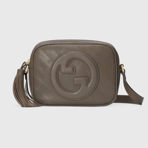 Gucci Blondie Small Shoulder Bag Brown Leather