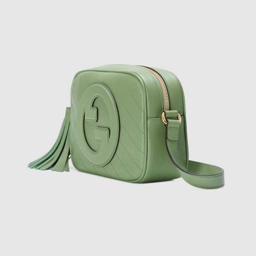 Gucci Blondie Small Shoulder Bag Green Leather - Image 5