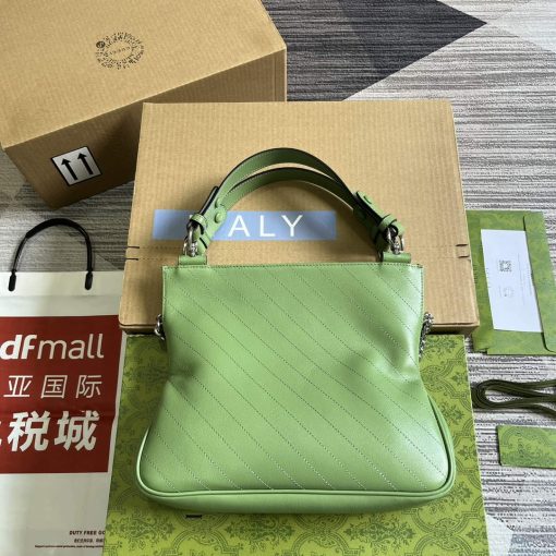 Gucci Blondie Small Tote Bag Light Green Leather - Image 2