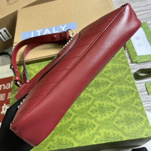 Gucci Blondie Small Tote Bag Red Leather - Image 6