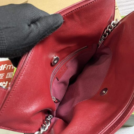 Gucci Blondie Small Tote Bag Red Leather - Image 8