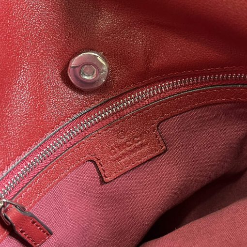 Gucci Blondie Small Tote Bag Red Leather - Image 9