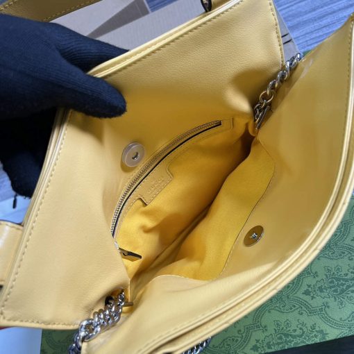 Gucci Blondie Small Tote Bag Yellow Leather - Image 8