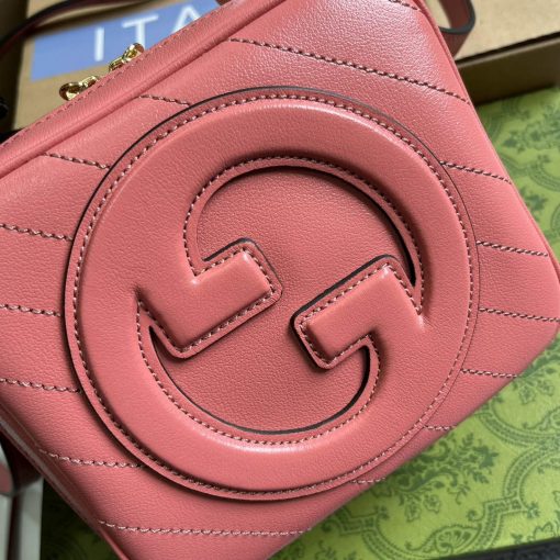 Gucci Blondie Top Handle Bag Pink Leather - Image 6