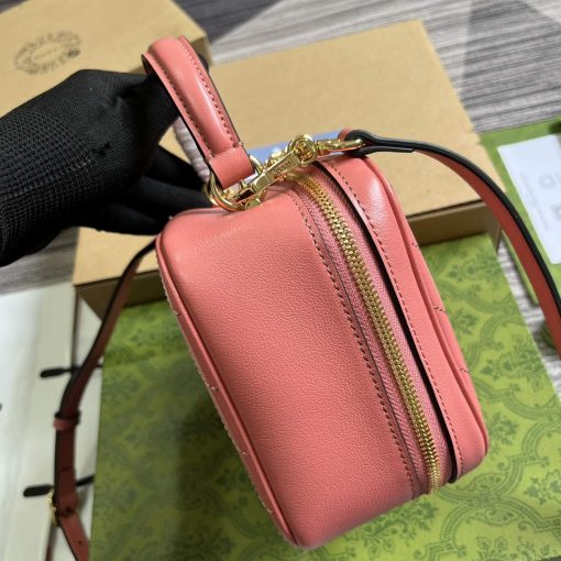 Gucci Blondie Top Handle Bag Pink Leather - Image 7