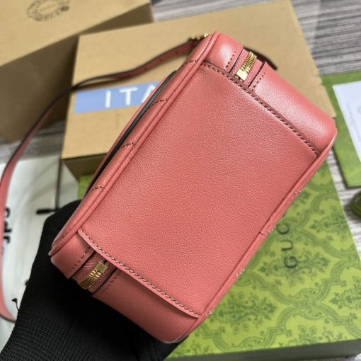 Gucci Blondie Top Handle Bag Pink Leather - Image 9