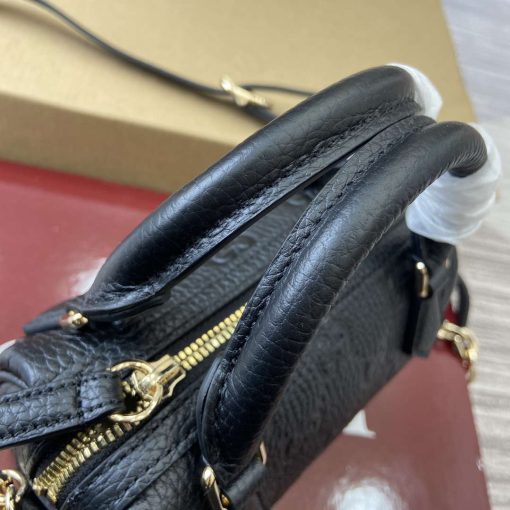 Gucci GG Emblem Super Mini Top Handle Bag Black - Image 10