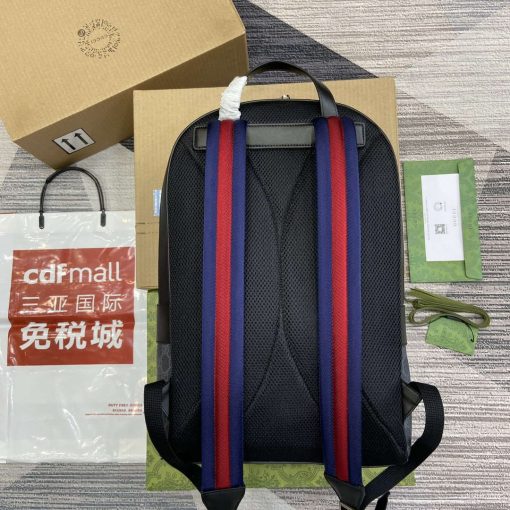 Gucci GG Supreme Canvas Backpack Black - Image 2