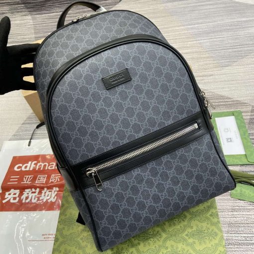 Gucci GG Supreme Canvas Backpack Black - Image 4