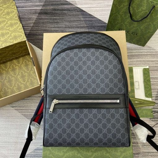 Gucci GG Supreme Canvas Backpack Black