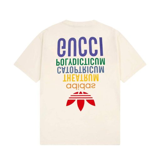 Gucci Adidas x Gucci Cotton Jersey Men Women’s T-shirt - Image 2