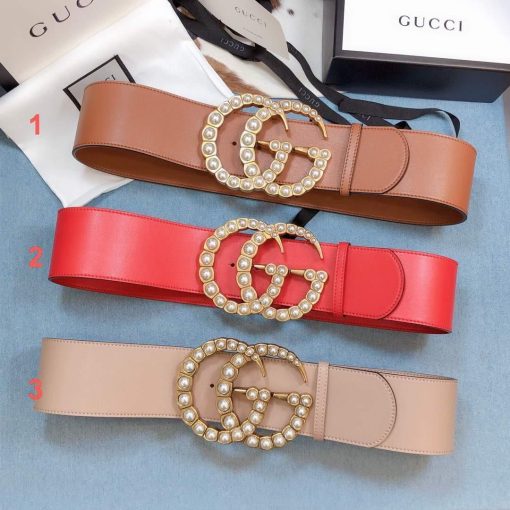 Gucci Belts Designer GG Buckle Leisure Belt Wide 70cm