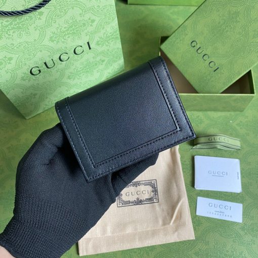 Gucci Diana Card Case Wallet in Black - Image 2