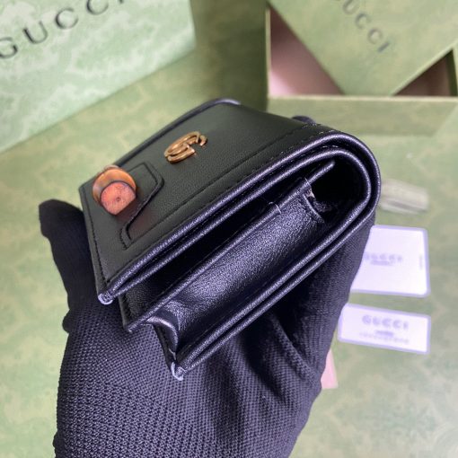 Gucci Diana Card Case Wallet in Black - Image 4