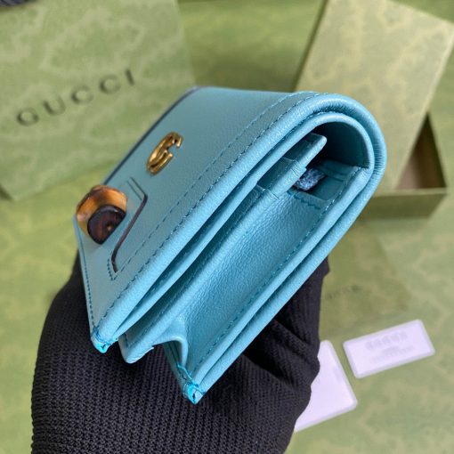 Gucci Diana Card Case Wallet in Blue - Image 5