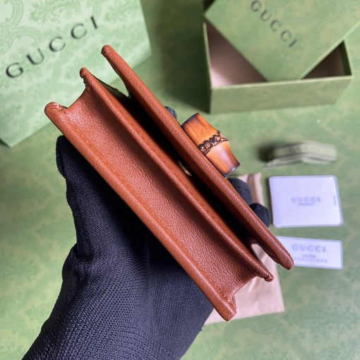 Gucci Diana Card Case Wallet in Brown - Image 3