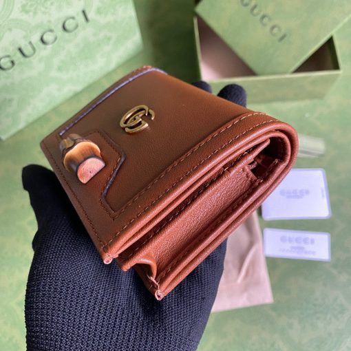 Gucci Diana Card Case Wallet in Brown - Image 4