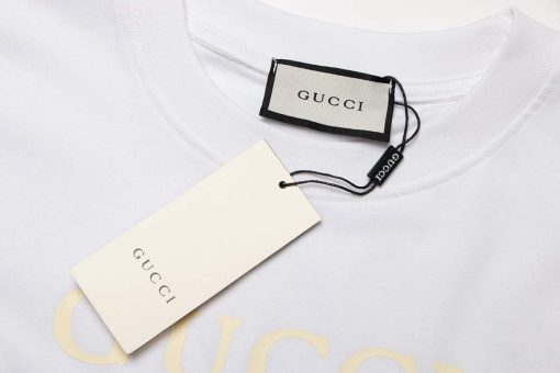 Gucci Logo print cotton jersey Men Women’s T-shirt - Image 2