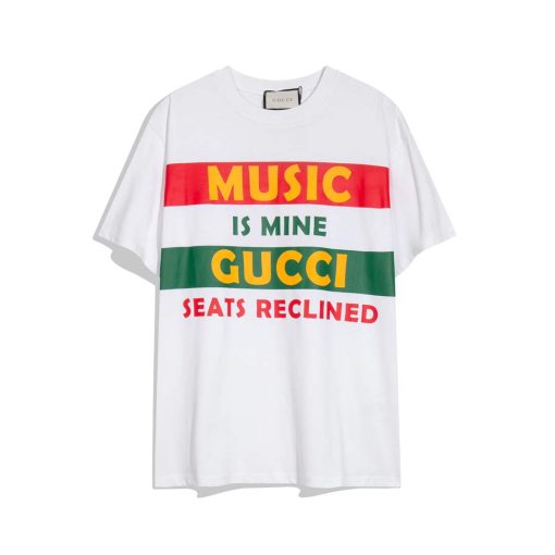 Gucci Logo print cotton jersey Men Women’s T-shirt