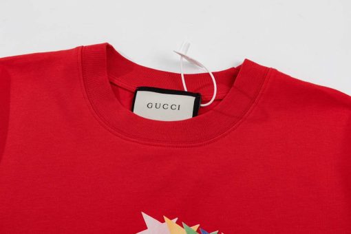 Gucci Logo print cotton jersey Men Women’s T-shirt - Image 3