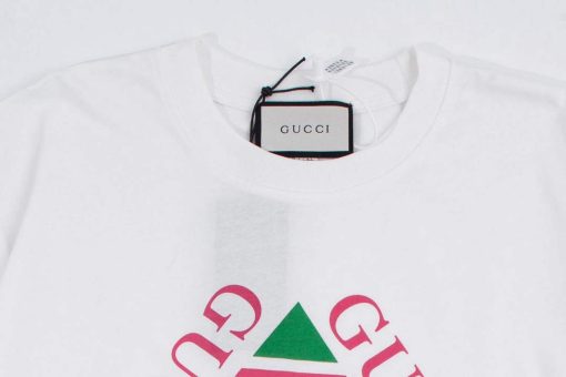 Gucci Logo print cotton jersey Men Women’s T-shirt - Image 3