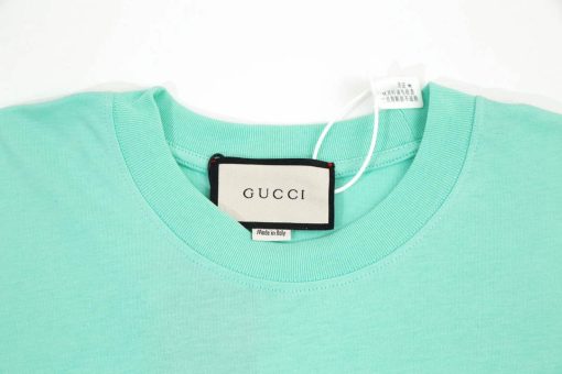 Gucci Logo print cotton jersey Men Women’s T-shirt - Image 3