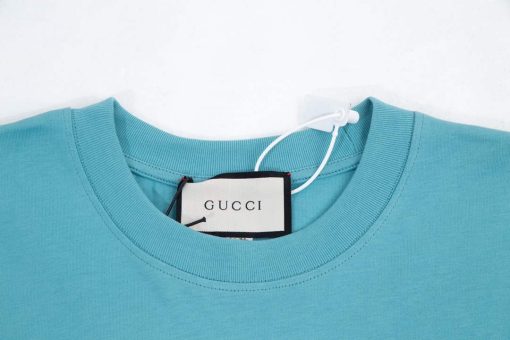 Gucci Logo print cotton jersey Men Women’s T-shirt - Image 3