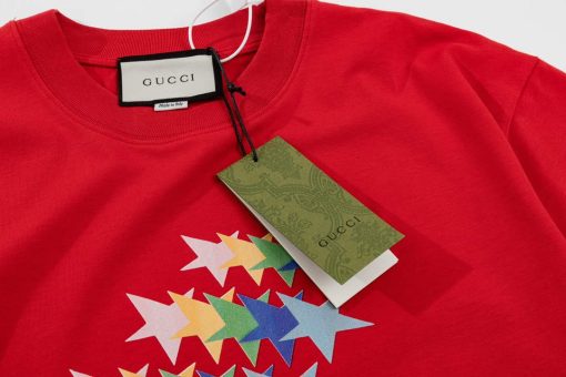 Gucci Logo print cotton jersey Men Women’s T-shirt - Image 4