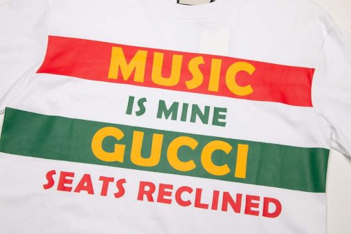 Gucci Logo print cotton jersey Men Women’s T-shirt - Image 5